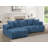 109" Channel Tufted Upholstered L-Shape Sectional Sofa Chaise-532550535-532550528-510887628