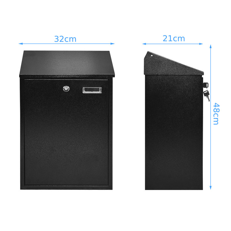 Brijet Locking Wall Mounted Letter Box