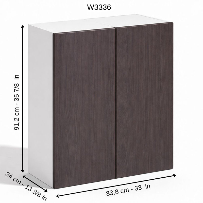 Armoire murale à deux portes W3336
