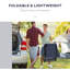 Ensemble de 2 chaises longues pliantes Outsunny