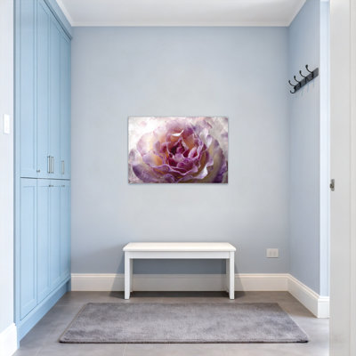 Plantes et fleurs, motif floral mauve