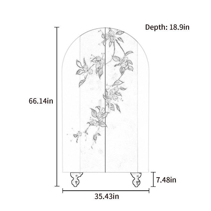 Armoire-penderie moderne à double porte