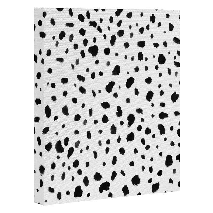 « miss monroes dalmatien », impression sur toile tendue, H 20 po x l 16 po x P 1,5 po