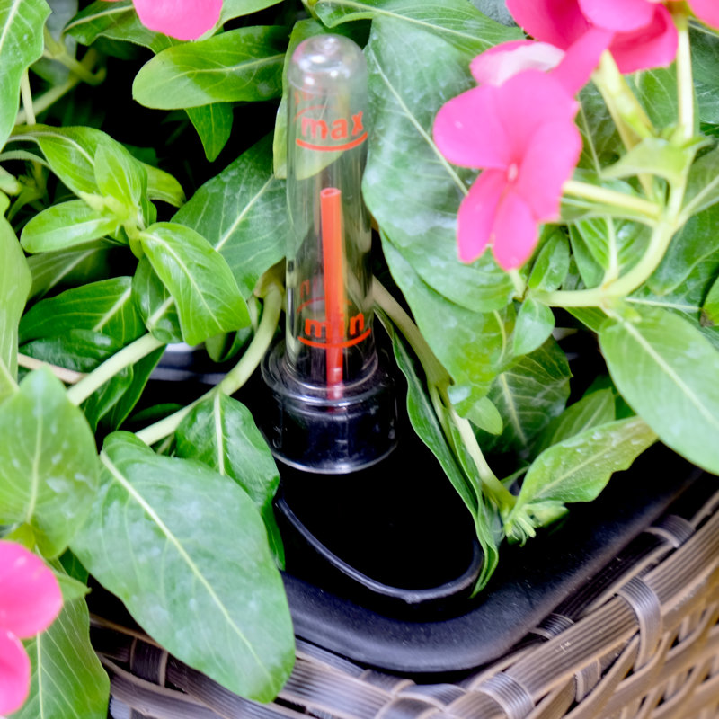 2 pots à fleurs auto-arrosants, carrés fabriqués à la main - maintiennent les plantes à l'abri, et givrent, embellissent le jardin, procurent une procédure d'installation simple, gardent les plantes à l'abri des regards