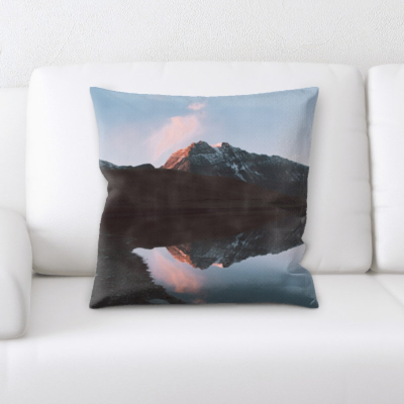 Microsuede Throw Pillow