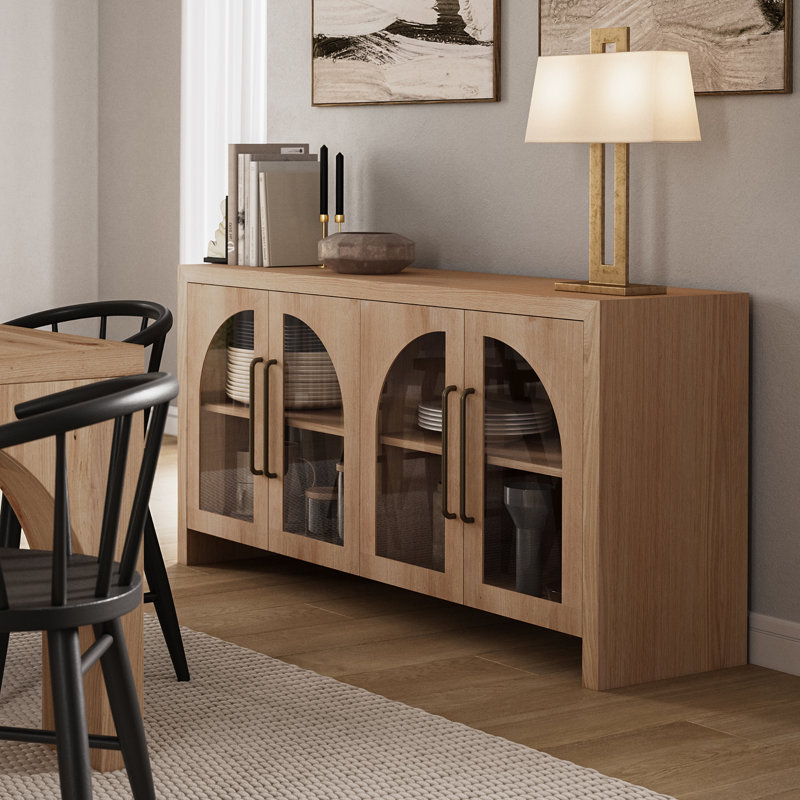 Armoire de rangement Coady, Brun, H 32 po x l 60 po x P 18 po