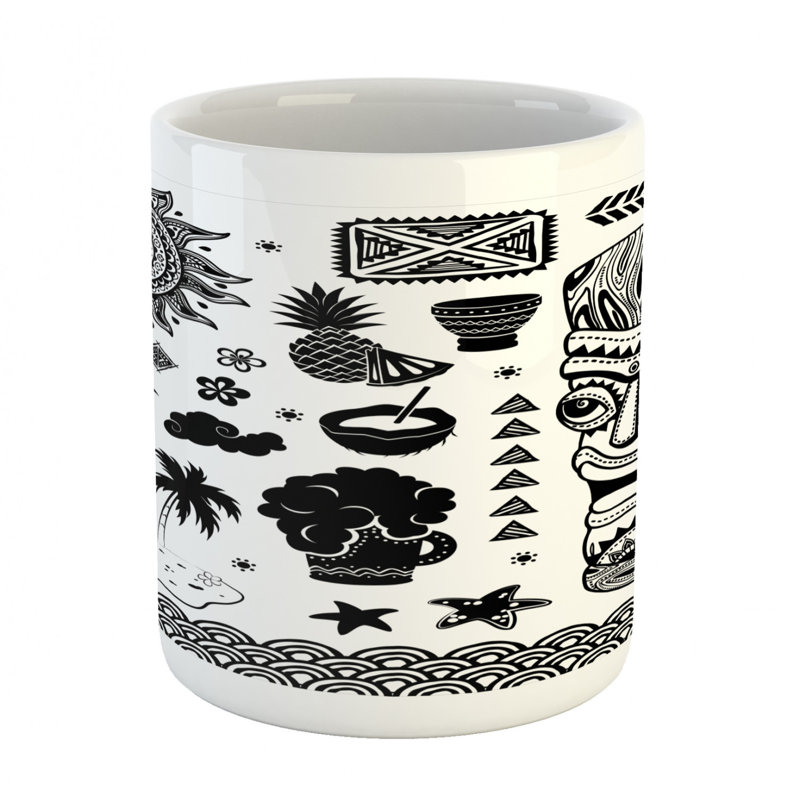 Grande tasse à café bar tiki