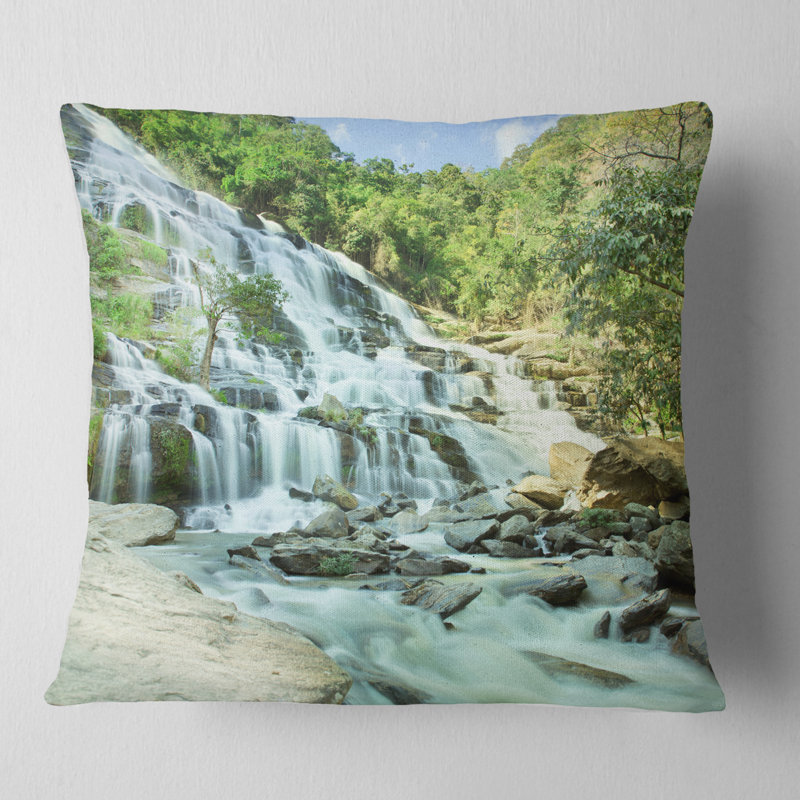 Coussin Landscape Maeyar, Coussin décoratif, 16 po x 1 po