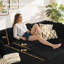 Canapé-lit modulaire 98 "avec repose-pieds modulaire 98" pour salon, bureau ou chambre à coucher-1512658688