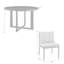 Trosclair Round 4 - Person 48'' Long Dining Set with Cushions