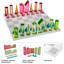 Trademark Games Modern Acrylic Chess Set - Acrylic Chess Board with 32 Colorful Game Pieces - Unique
