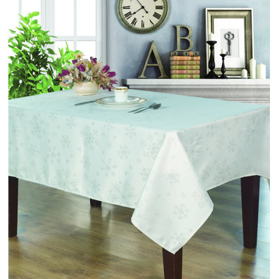 Nappe de noël jacquard flocons de neige Hiltz