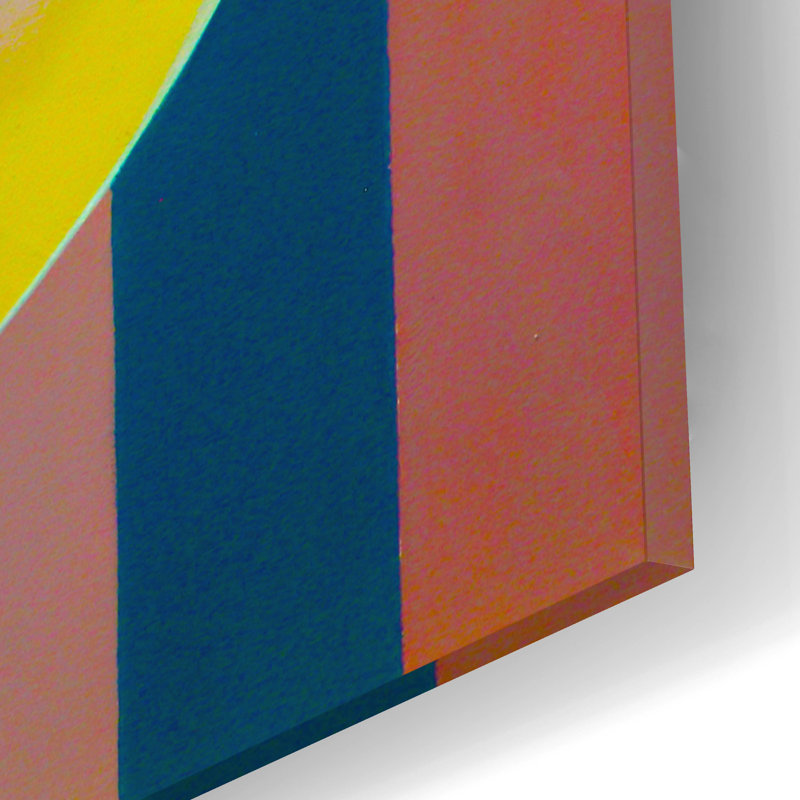 «The Giraffe» par Valery Vecu Quitard, art mural en verre acrylique, H 12 po x l 16 po x P 0,13 po
