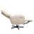 Electric 360 Swivel Accent Chair With Charging, Beige Velvet, For Home And Office, Simple Assembly Steps Power Recliner Type - C, Velvet Upholstered, Beige, Relaxing In Office Or Living Room, Quick
