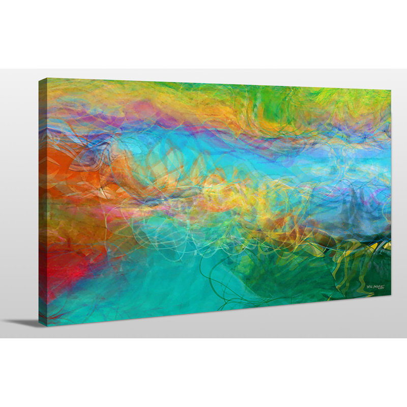 «Across the Way», reproduction d'art, H 24 po x l 40 po x P 1,5 po, Toile tendue