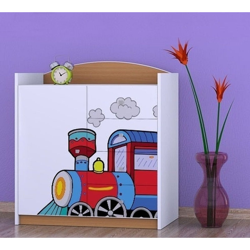 Niemann Kids 4 - Drawer Combo Dresser, Beech