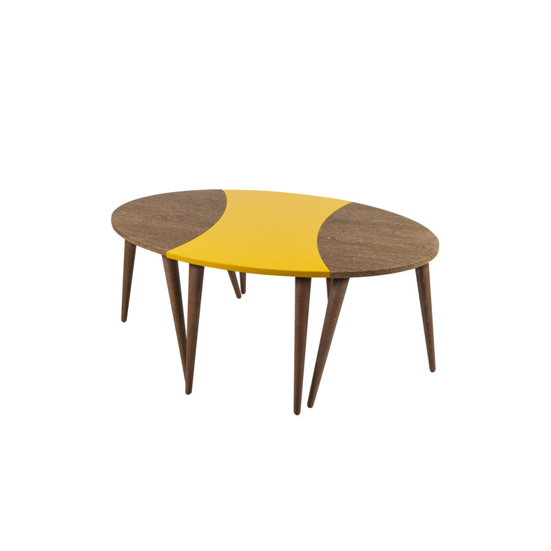 Ensemble de tables basses 3 pièces en bois Wanneroo