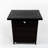 28Inch Wicker Square Fire Pit Table