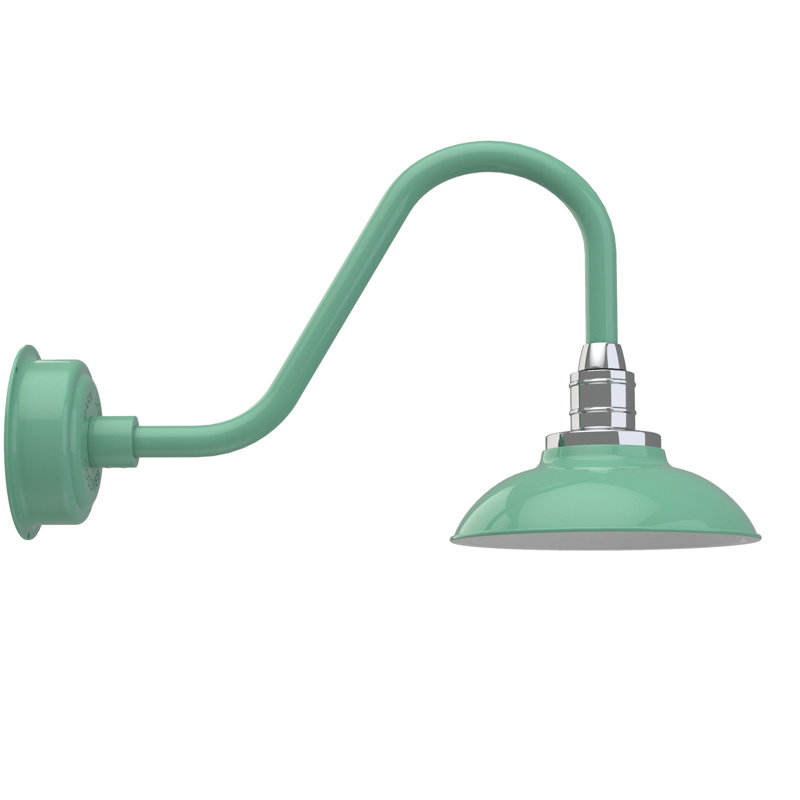 Ludwicka Wall Light, 13.27" H x 10" W x 24" D, Jade