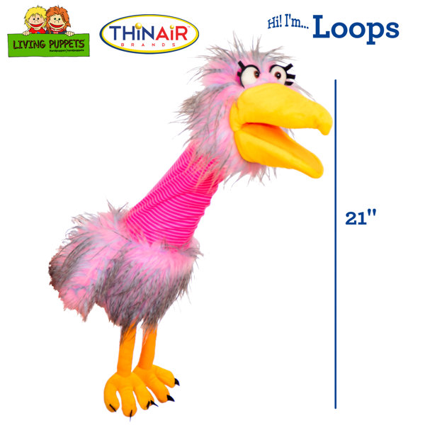 Thin Air Brands Living Puppets: Loops The Pink Bird - 21