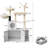 Multi-Level Wooden Cat Tree with Hidden Litter Box Enclosure, Sisal Scratching Posts & Soft Perch