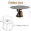 Ensemble de table de salle à manger 7 pièces Amberly avec chaises en similicuir pour économiser de l'espace-1040466017-1047014497-1047014496