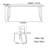 Light luxury small-sized dining table