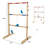 Hey Play Solid Wood Ladder Toss Set with Carrying Case Backyard Activity for BBQ or Tailgate