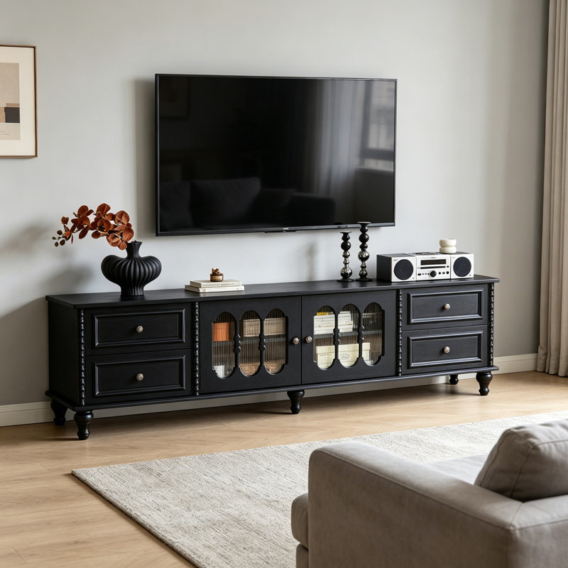 Meuble télé Retro, H 22,83 po x L 94,48 po x l 15,74 po