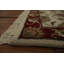 Élégant tapis oriental Oushak 2x3 avec des motifs floraux ornés
