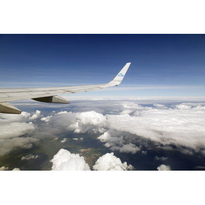 KLM Aeroplane by Jax10289 - Wrapped Canvas Print