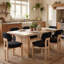 Chaises de salle à manger en bois Ahn, chaises de salle à manger rembourrées en tissu moderne-124571348-124571349