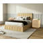 Structure de grand lit avec tiroirs-129743729