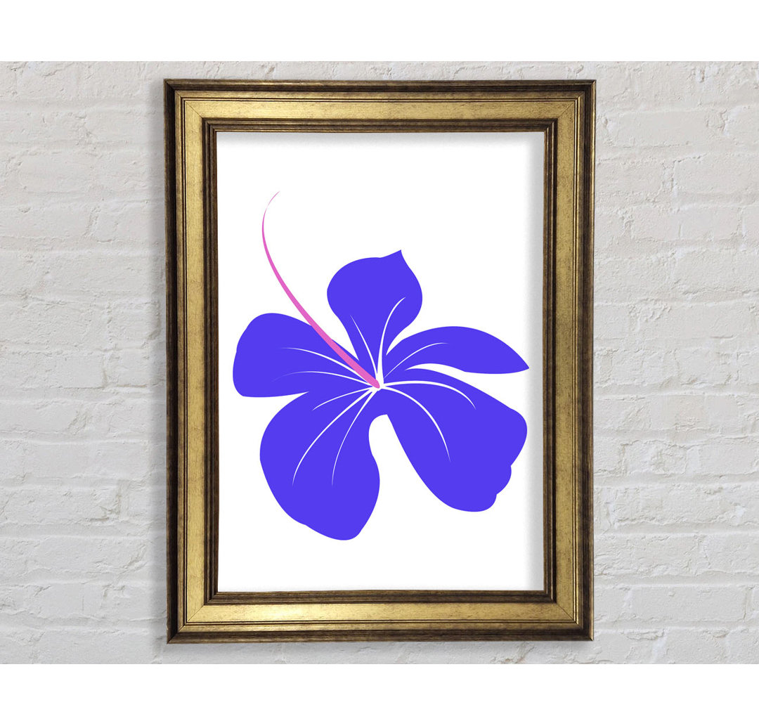 Purple Bloom - Einzelner Bilderrahmen Kunstdrucke