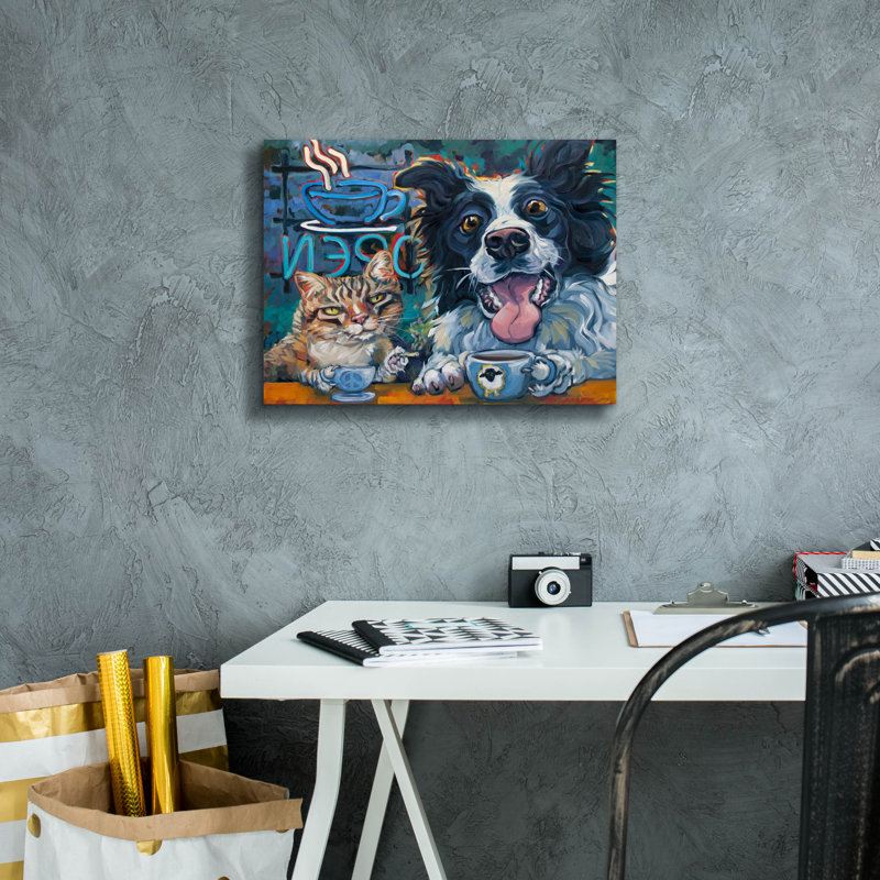 «Lude Manor ™« Dude Chill 2 »par CR Townsend, art mural sur toile, H 12 po x l 16 po x P 0,75 po