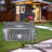 4-Seat Inflatable Pool Spa - Portable Hot Tub Spa with Light and Remote Control