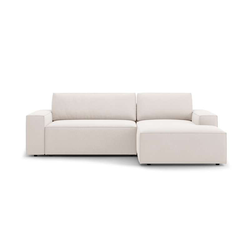 Alisbha 3 Seater Sofa Bed, Dark Grey, Right-Hand Facing, Structured Fabric