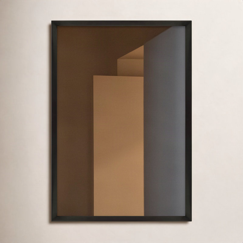 Monolithe par Svetlana Smirnova - Art mural encadré, H 30 po x l 21 po, Noir