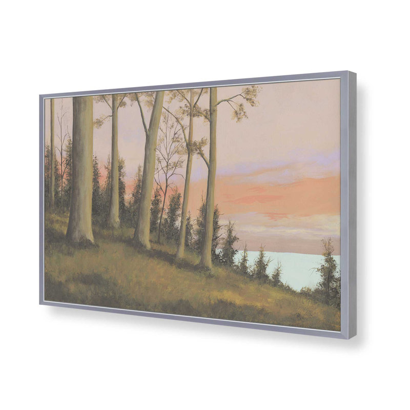 «Télécommande Lakeshore II» par Michael Willett, reproduction d'art, Impression sur cadre ouvert sans papier mat