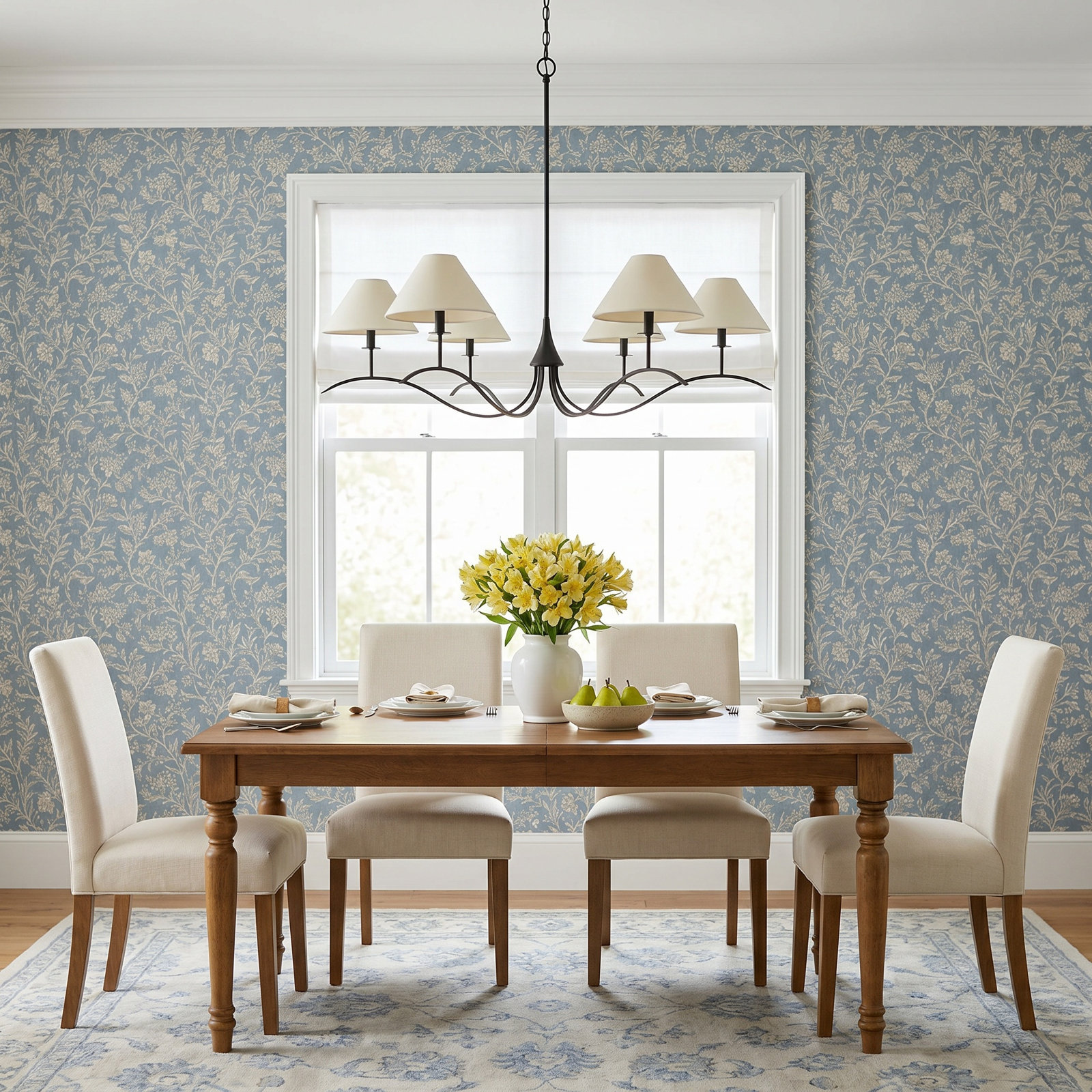 Iron 6-Light Chandelier