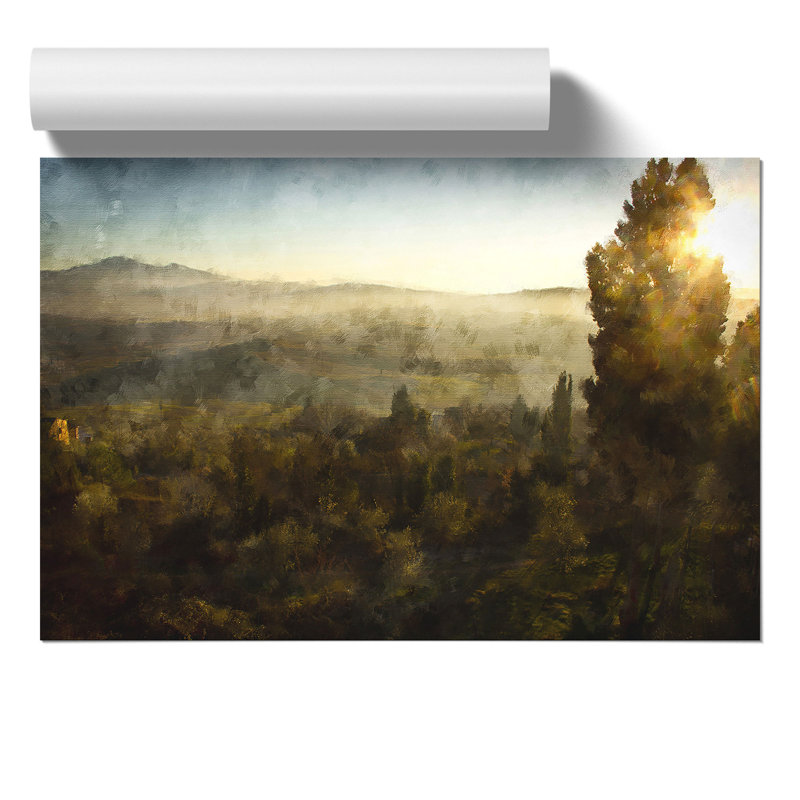 View over Tuscany Painting - Wall Art, 30cm H x 42cm W x 0.1cm D
