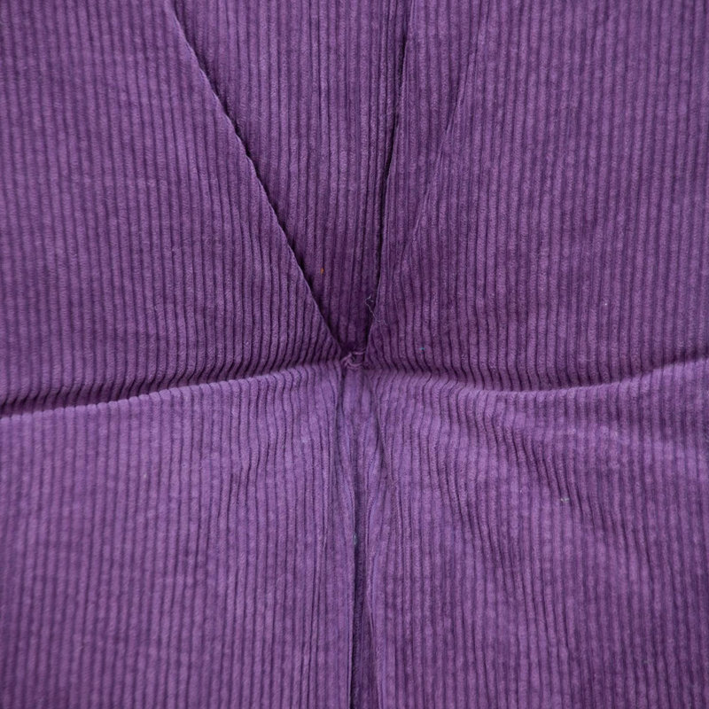 Coussin en velours côtelé, Mauve