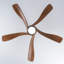 Ventilateur de plafond de 56 po à 5 pales en ABS avec ensemble de lumières DEL 3 couleurs, DC 6 vitesses, interrupteur mural et télécommande, ventilateur de patio pour salon, chambre à coucher, bureau, intérieur (noir mat + bois)
