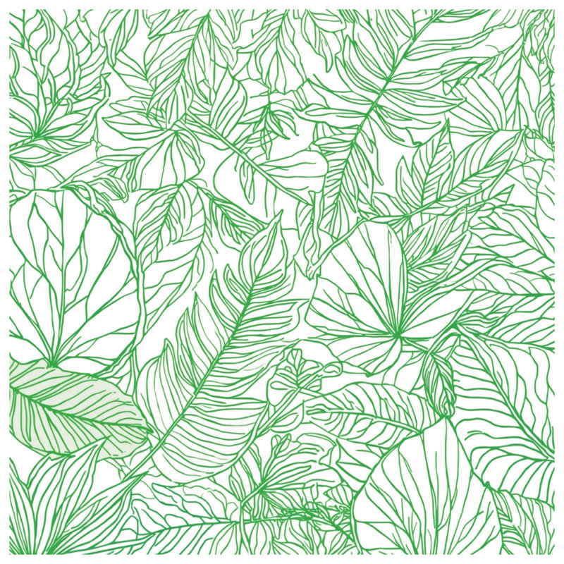Coussins Green Leaf, 26 po x 26 po