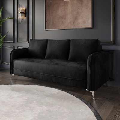 Belmont Velvet Upholstered Sofa