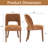 Upholstered Dining Side Chairs Set of 4-705286537