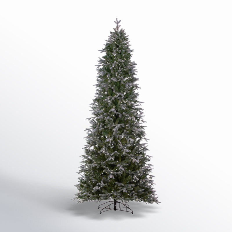 Gevin 9' Lighted Artificial Fir Christmas Tree