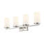 Meuble-lavabo 4 lumières Verlana 27,75 po - Nickel brossé-990697297-990697296-990695597