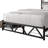 Full Metal Platform Bed With Storage In Natural Oak-396706239-396706232
