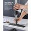 Single Handle Kitchen Faucet - Brushed Nickel Pull-Down Sprayer With Deck Plate, Compatible With 1 Or 3 Hole Installations (Great For Bars, Rvs, Farmhouses & Laundry)-113959434